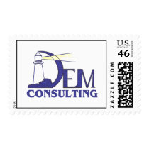 DEM Consulting Logo postage by DEMConsulting DEM Consulting Logo postage