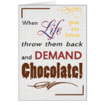 Demand Chocolate Cards