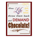 Demand Chocolate Postcards