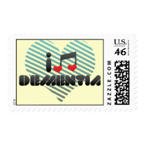 Dementia fan postage stamp