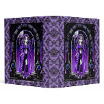 "Demi" Gothic Blue Butterfly Fairy Art Binder