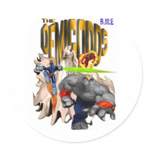 Demigodds  T-Shirt Round Sticker