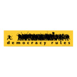 Democracy Rules Panoramic Poster