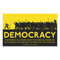 Democracy Sticker