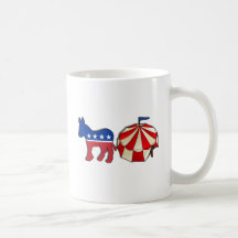 Democrat Circus Donkey Coffee Mug