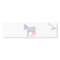 Democrat Donkey Bumper Sticker