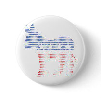 Democrat Donkey Buttons