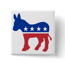 Democrat Donkey buttons by liberaltees Democrat Donkey buttons
