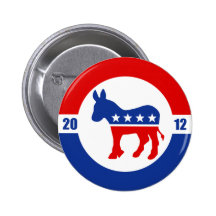 Democrat Donkey Button