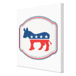 Democrat donkey canvas print