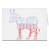 Democrat Donkey Greeting Card
