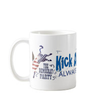 Democrat Donkey Flag Mug by buttonZup Democrat Donkey Flag Mug