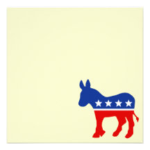 Democrat Donkey invitation