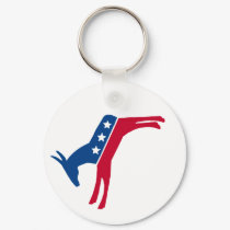Democrat Donkey Keychain by melhi_ Democrat Donkey Keychain