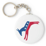 Democrat Donkey Keychain
