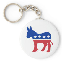 Democrat Donkey Key Chains