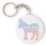 Democrat Donkey Key Chain