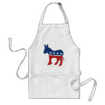 Democrat Donkey Logo aprons