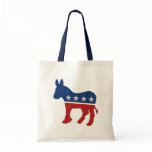 Democrat Donkey Logo Canvas Bag