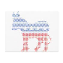 Democrat Donkey Post Card