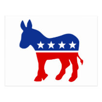 Democrat Donkey Postcard postcards