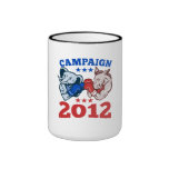 Democrat Donkey Republican Elephant Campaign 2012 Mug