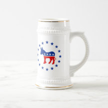 Democrat Donkey Stein Mug