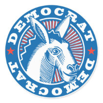 democrat donkey stickers