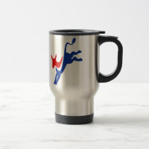 Democrat Donkey Travel Mug