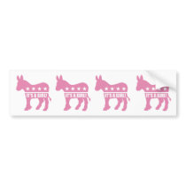 democrat it's a girl bumper stickers
