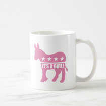 democrat it's a girl mugs