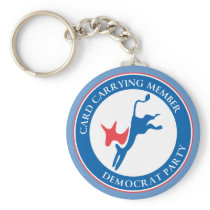 Democrat Keychain keychains