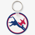 Democrat keychain