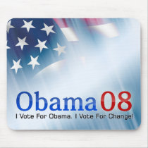 Democrat Obama gear mousepads