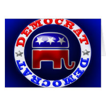 Democrat Party Personal Gifts/Election Merchandise Greeting Cards
