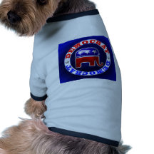 Democrat Party Personal Gifts/Election Merchandise Dog Tee Shirt