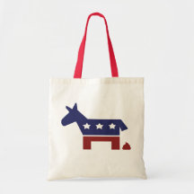Democrat Poop Canvas Bags