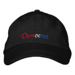 Democrat Red White and Blue Embroidered Cap Baseball Cap