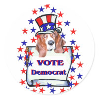 Democrat sticker
