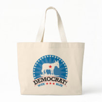Democrat! Vote Blue! bags by visualnewbie Democrat! Vote Blue! bags