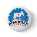 Democrat! Vote Blue! buttons by visualnewbie Democrat! Vote Blue! buttons