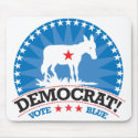 Democrat Vote Blue mousepads