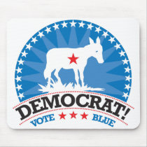 Democrat Vote Blue mousepads