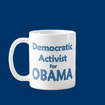 Democratic Activist for Obama mugs