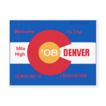 Democratic Convention Postcard Denver DNC