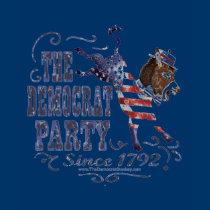 Democratic Donkey 08 Shirt by buttonZup Democratic Donkey 08 Shirt