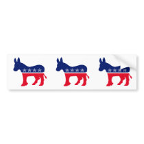 Democratic Donkey Bumper Sticker