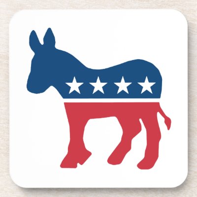 Democratic Donkey Drink Coaster