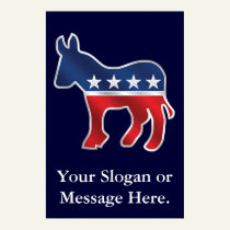 Democratic Donkey Custom Poster posters