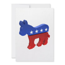 Democratic Donkey Custom Invitations